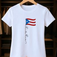 maglia bianca bandiera porto rico