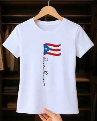 maglia bianca bandiera porto rico