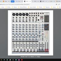 Impianto Voci (Mixer 17 ch, 2 Casse 200W, Spia)