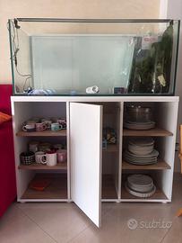 Acquario piu supporto 230 litri