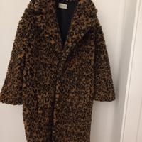 cappotto teddy leopardato Vicolo