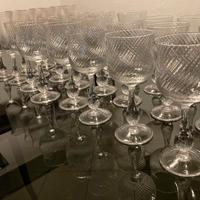 Bicchieri cristallo anni 80