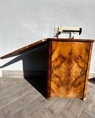 Macchina da cucire PFAFF 284, con mobile vintage