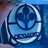 Cover Ventola 120/140mm Cyberpunk Style (Arasaka)