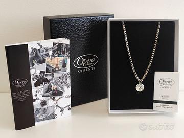 Collier firmato in argento italiano 925%