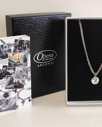 Collier firmato in argento italiano 925%