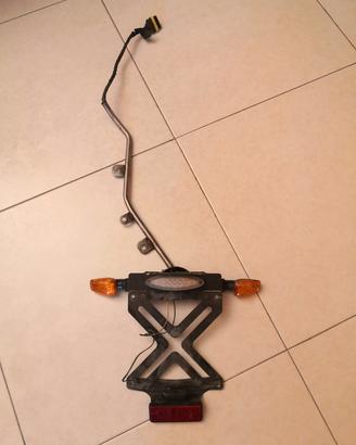 Ducati 999 supporto targa con faro 