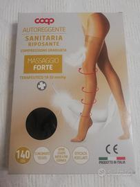 Calze Autoreggenti Sanitari 140 DEN Taglia 2 Nere