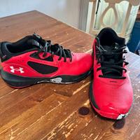 Scarpe UNDER ARMOUR LOCKDOWN 6 RED/BLACK