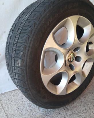 Cerchi piú gomme alfa romeo 159