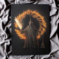 The Witch-king da "Il Signore degli Anelli_Dipinto