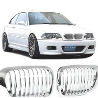 GRIGLIE BMW E46 COUPE CABRIO 99-03 LOOK M CROMATO