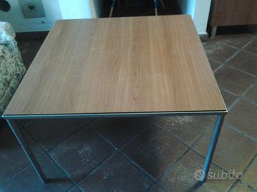TAVOLINO IN LEGNO LAMINATO DIMENSIONI CM.90X90