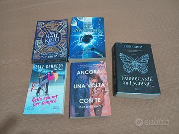 5 LIBRI DI NARRATIVA TITOLI NELLA DESCRIZIONE
