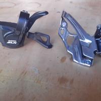 deragliatore e leva cambio Shimano slx
