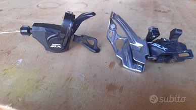 deragliatore e leva cambio Shimano slx