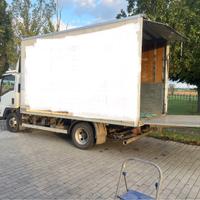 Isuzu npr 75 q.li cassonato sponda idraulica