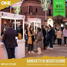Banchetti degustazione sagre