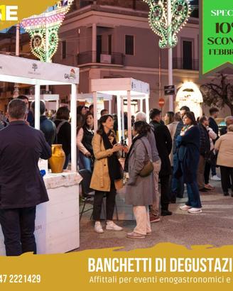 Banchetti degustazione sagre