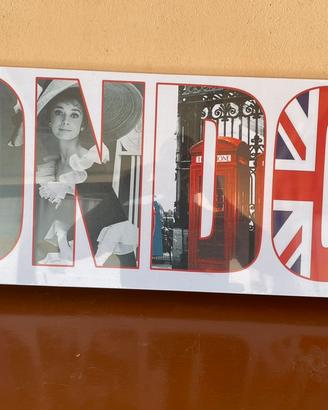 Quadro con scritta Londra
