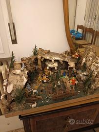 Presepe fatto  artigianalmente
