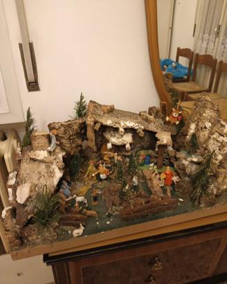 Presepe fatto  artigianalmente
