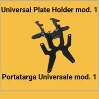 PORTATARGA MOTO REGOLABILE TIPO 1