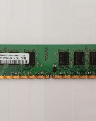 RAM 2GB DDR2 DIMM Samsung PC2-6400U 800MHz