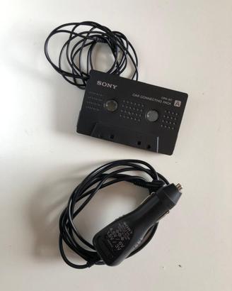 Sony Minidisc car adapter CPA-9C +  DCC-E345