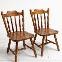 Sedie in legno massello old America stile Windsor