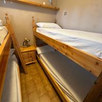 Letti a castello in legno massiccio