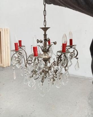 Lampadario stile barocco a goccia