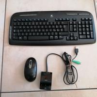 TASTIERA CON MOUSE LOGITECH