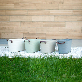 FIORIERA OVALE in 4 colorazioni differenti