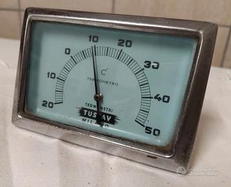 VECCHIO TERMOMETRO ANNI 50 TUSCAV MILANO VINTAGE