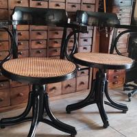 sedia girevole d'epoca 
