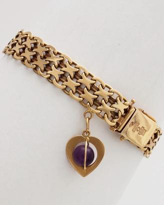 Bracciale oro 18 kt flessibile vintage da donna
