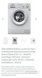 Lavatrice san giorgio meccanica nuova