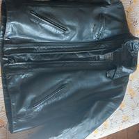 giubotto moto pelle 