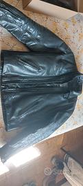giubotto moto pelle 