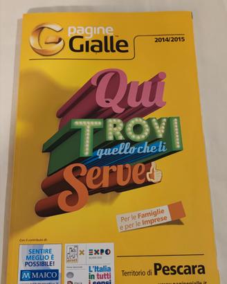 Elenco telefonico Pagine Gialle 2014/15 Pescara 