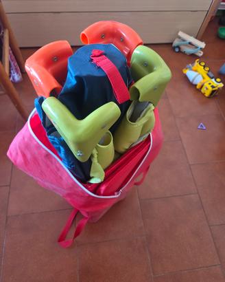 lettino da campeggio con materasso