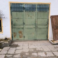 portone a libro in ferro