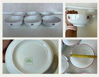 Set 6 Coppette  Richard Ginori Vintage Porcellana
