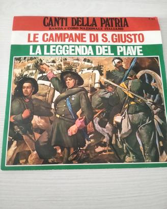 disco vinile 45 giri "Canti della patria"