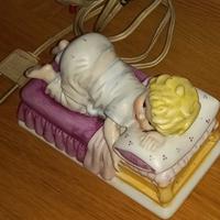 Abasciur vintage da collezione in ceramica