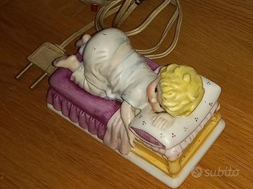 Abasciur vintage da collezione in ceramica