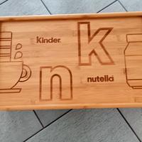 vassoio colazione pieghevole Kinder Nutella
