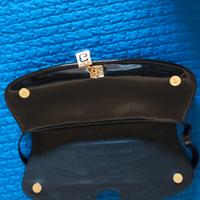 Borsa in pelle verniciata 