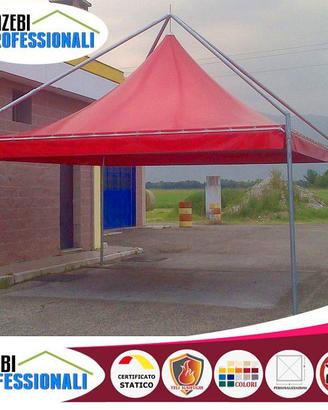 Gazebo professionale CERTIFICATO tendone bar casa